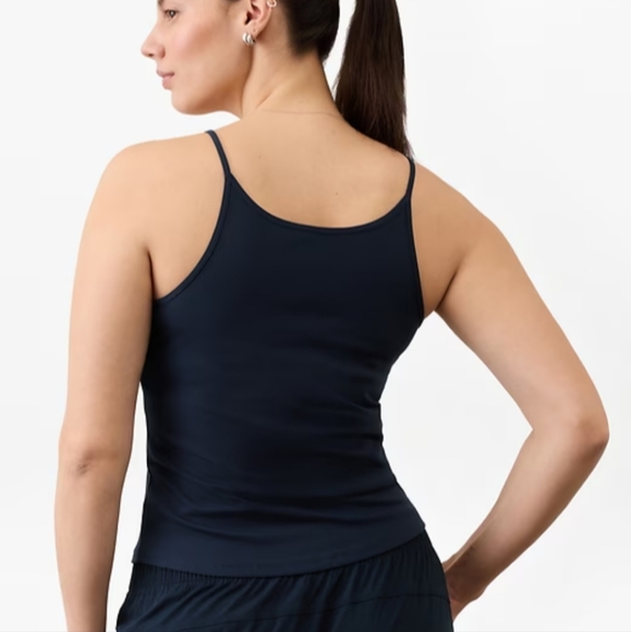 ✨️ NEW Athleta Signature Rib Thin Strap Tank in Navy - Picture 5 of 5